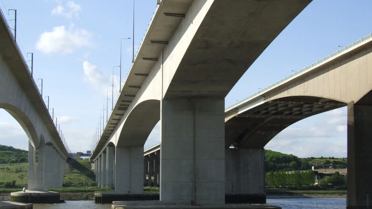 Medway Viaduct in United Kingdom
