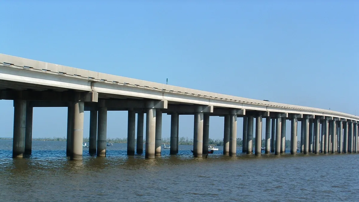 Manchac Swamp Bridge in United States