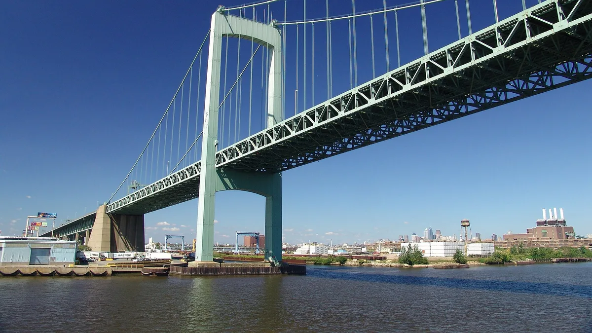 Walt Whitman Bridge in United States