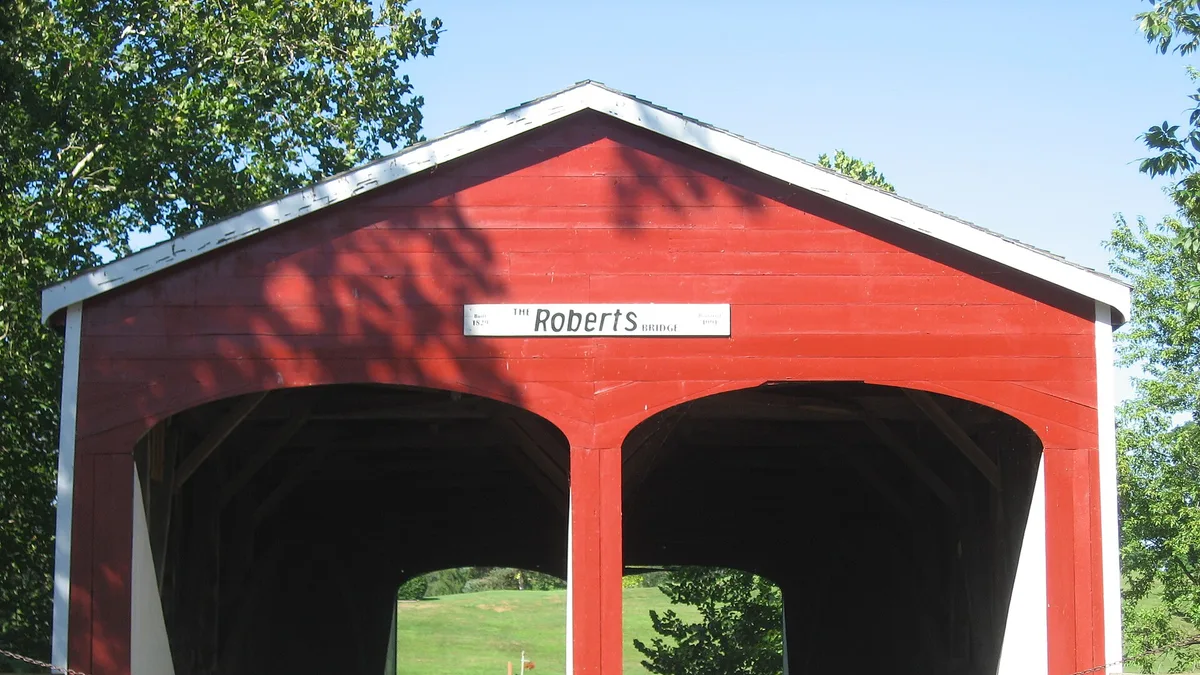 Roberts Covered Bridge in United States