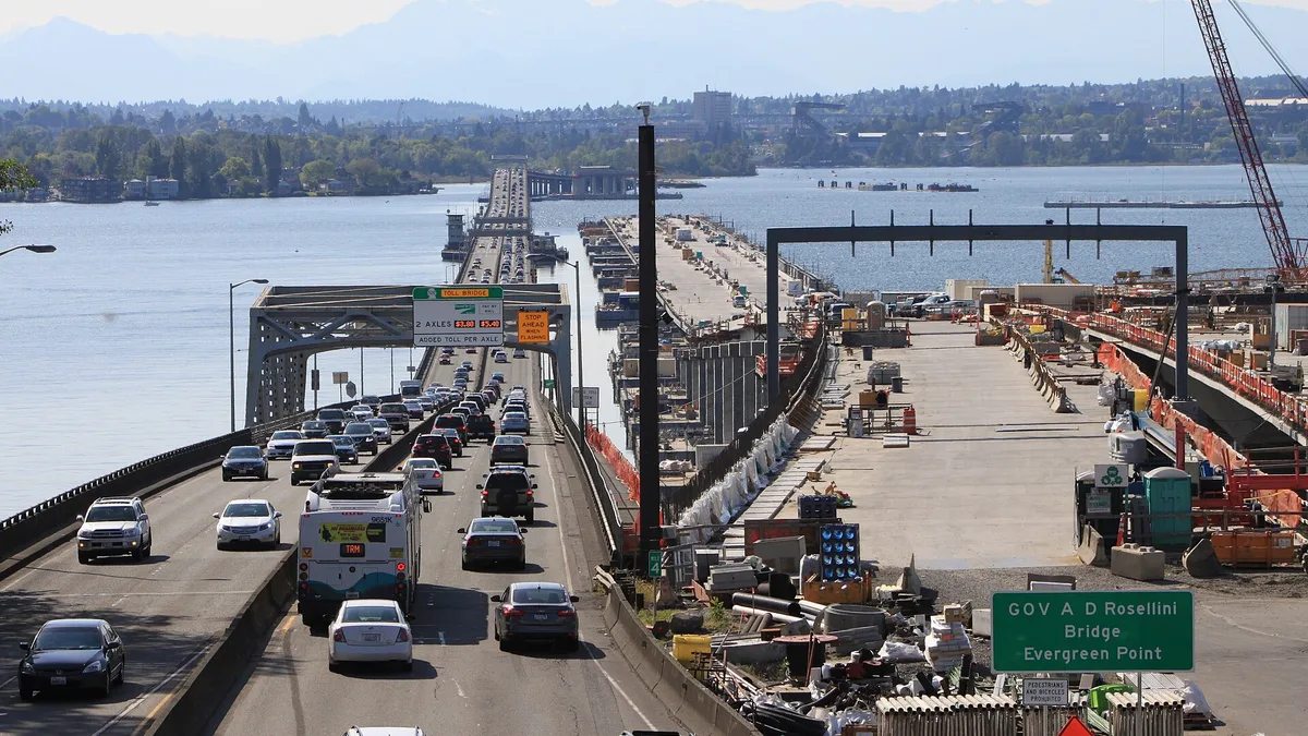 Evergreen Point Floating Bridge in United States