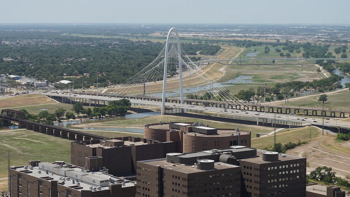 Margaret Hunt Hill Bridge in United States