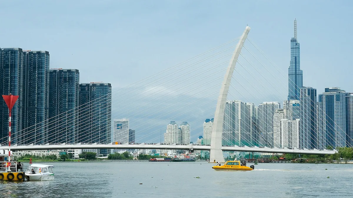 Ba Son Bridge in Vietnam
