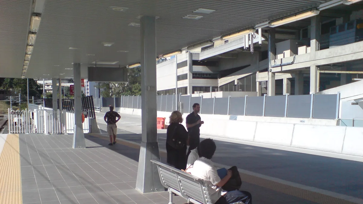 Roma Street Busway Station in Australia