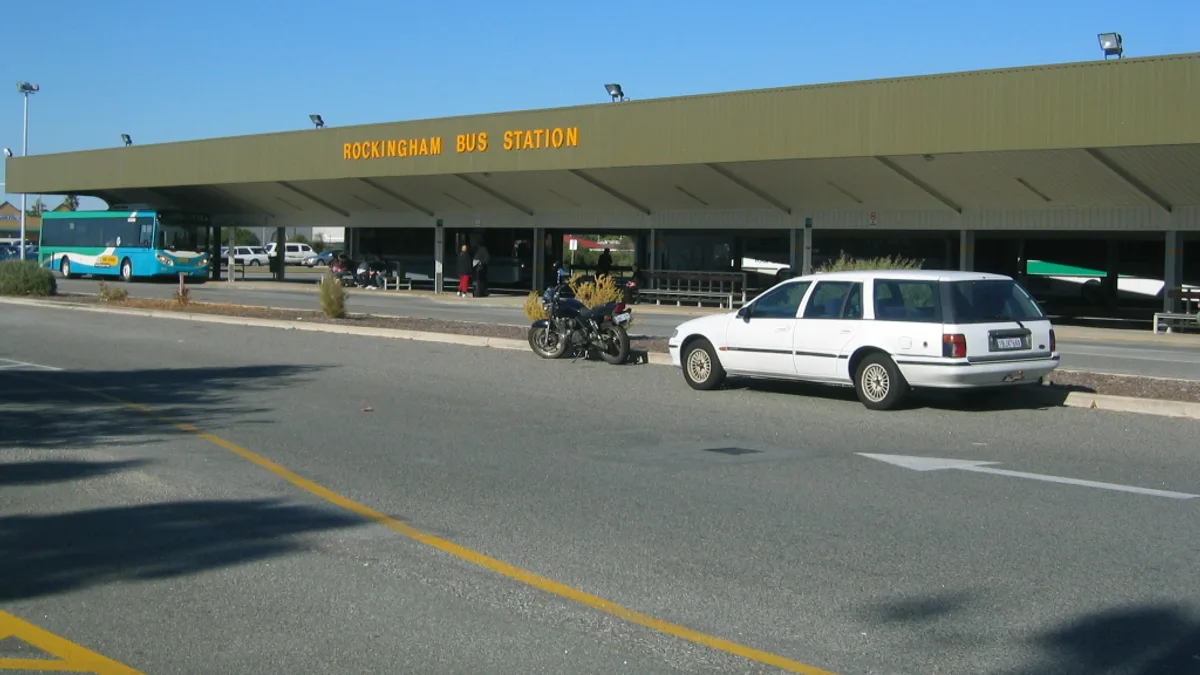 Rockingham Bus Station in Australia