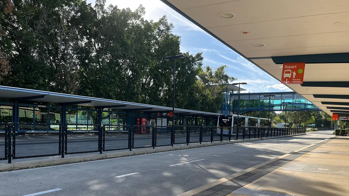 Eight Mile Plains Busway Station in Australia