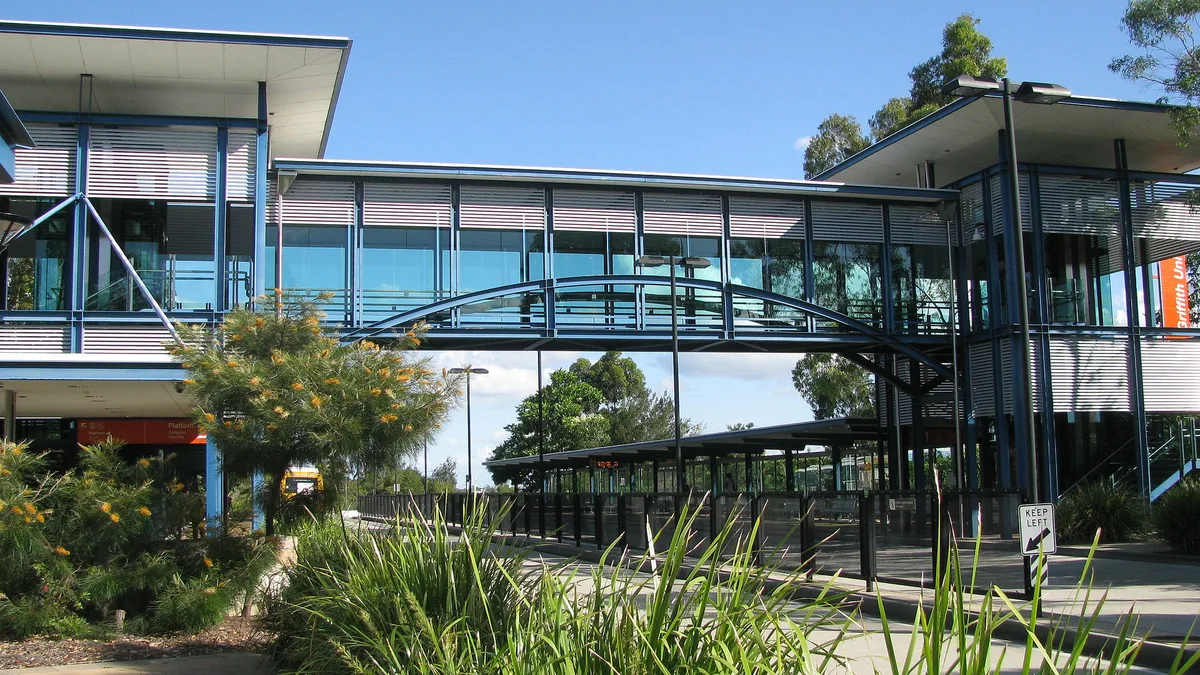 Griffith University Busway Station in Australia
