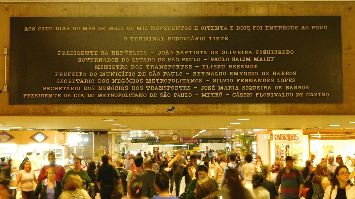 Terminal Rodoviário Tietê in Brazil