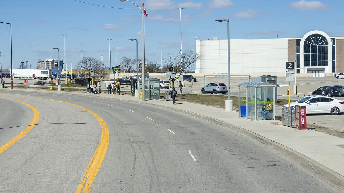 Scarborough Centre Bus Terminal in Canada