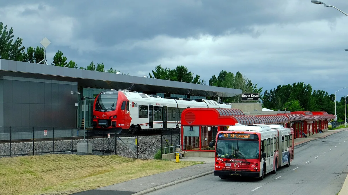 South Keys Station in Canada