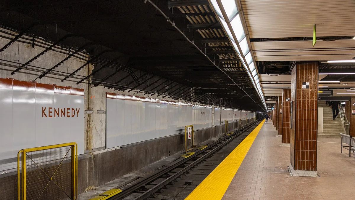 Kennedy Station Bus Terminal in Canada