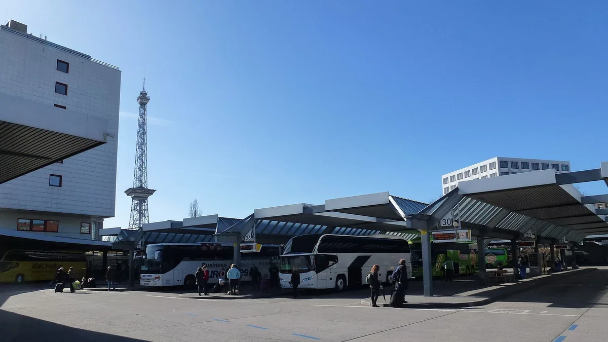 Zentraler Omnibusbahnhof Berlin in Germany