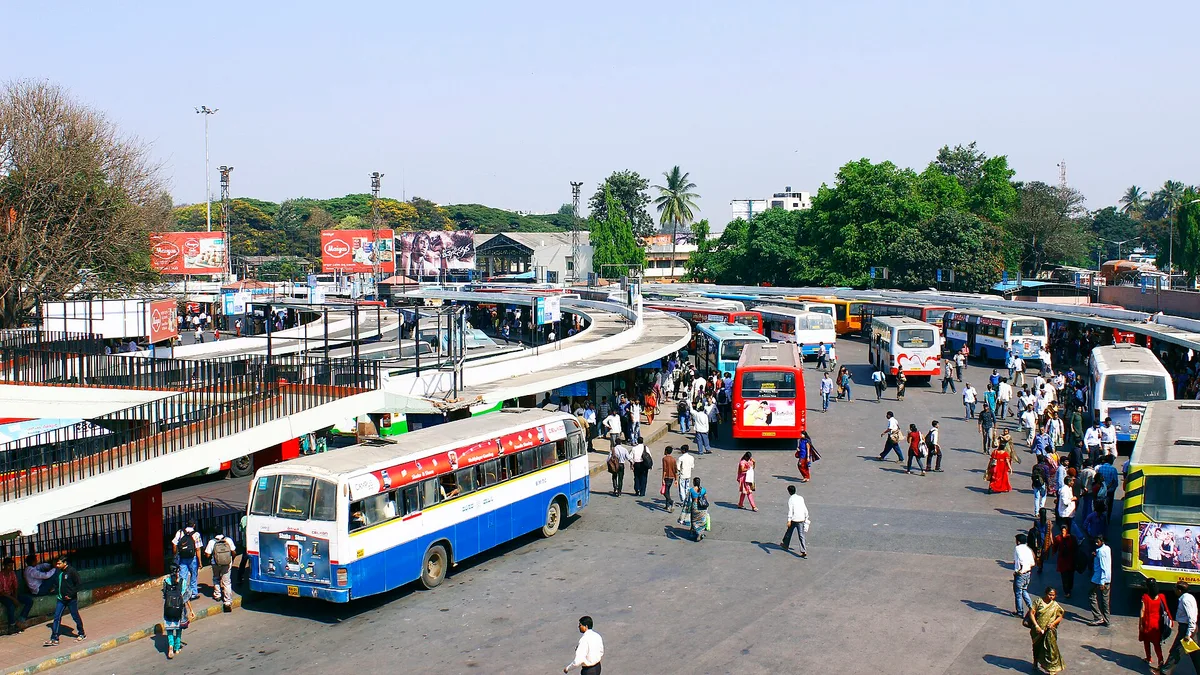 Kempegowda Bus Station in India