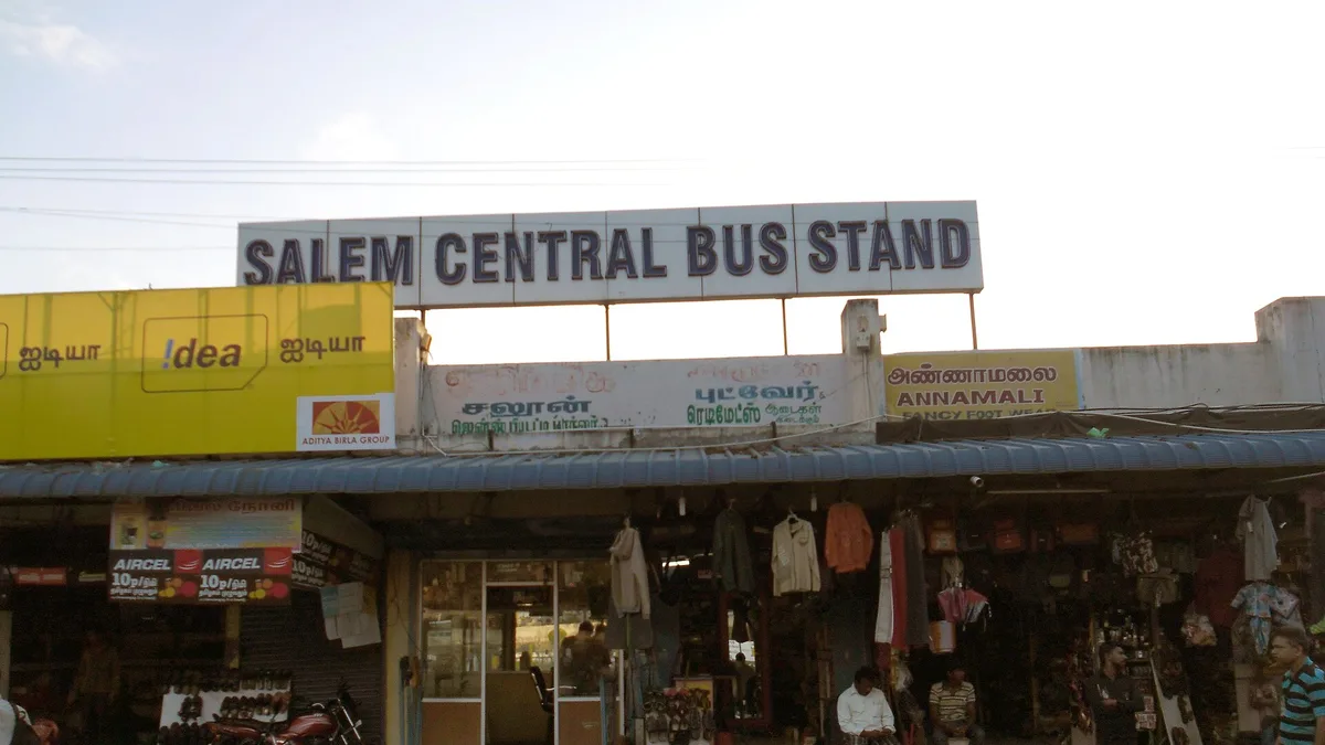 Salem Central Bus Stand in India
