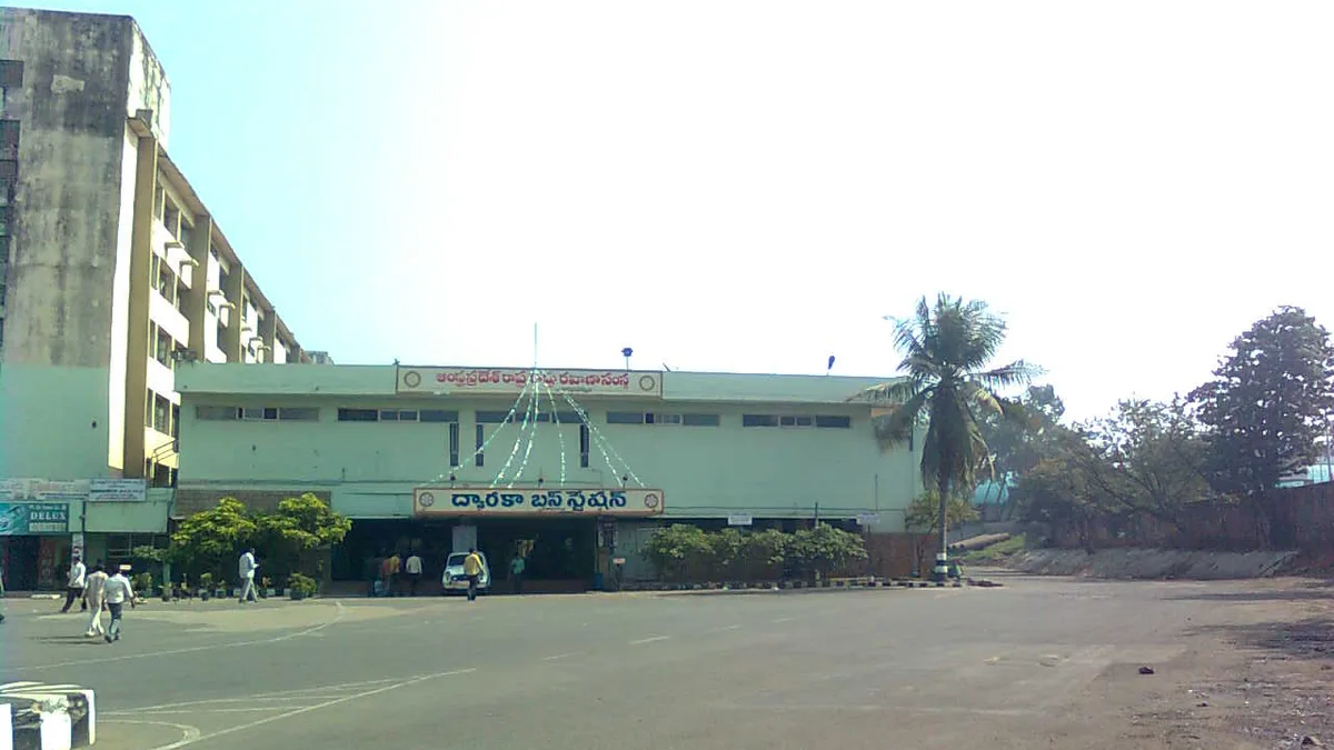 Dwaraka Bus Station in India