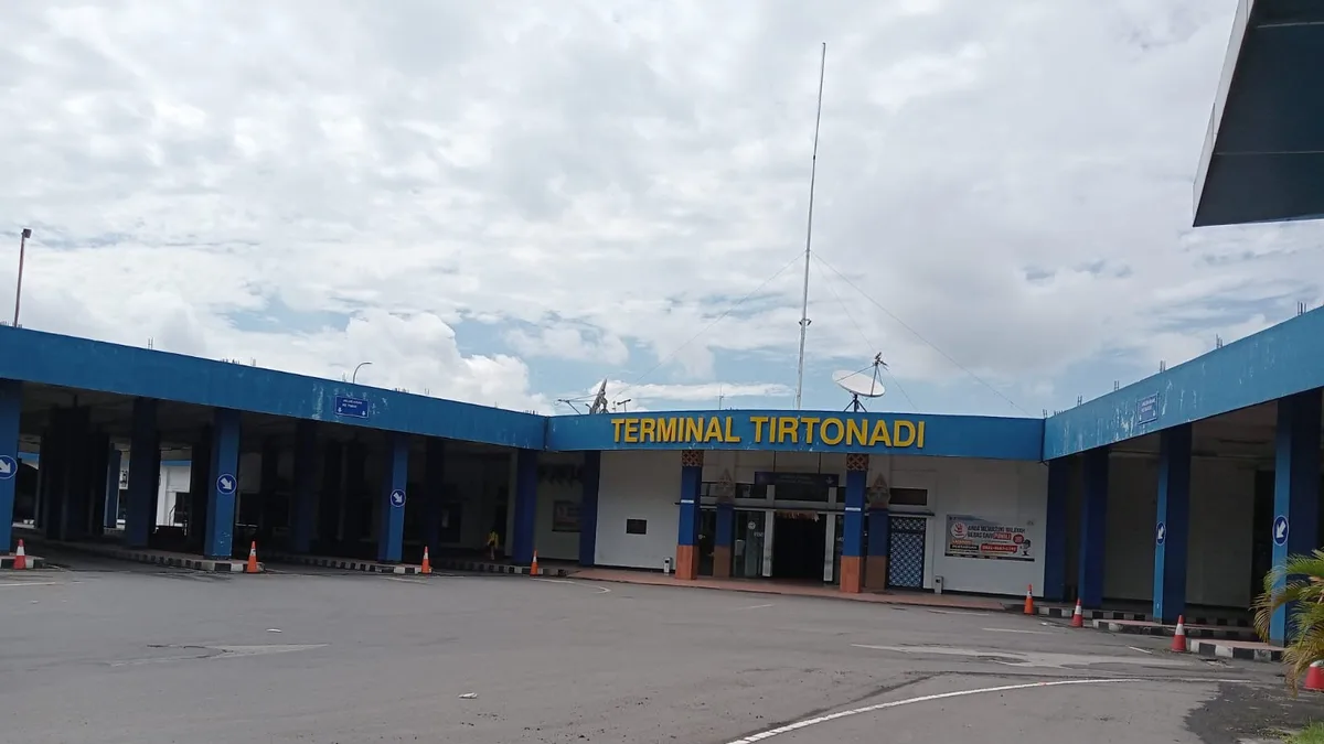 Tirtonadi Bus Terminal in Indonesia