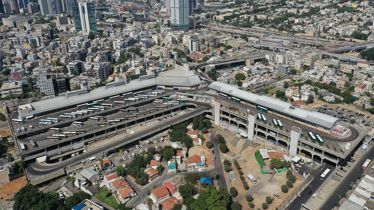 Tel Aviv Central Bus Station in Israel