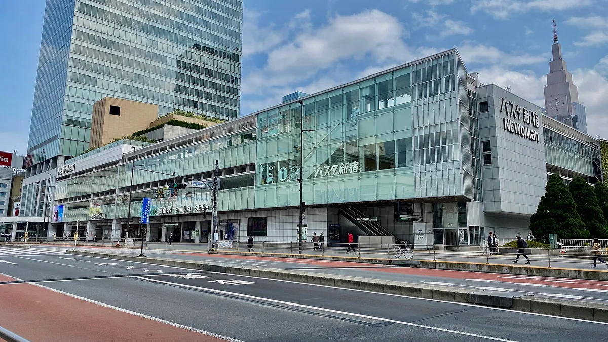Shinjuku Expressway Bus Terminal in Japan