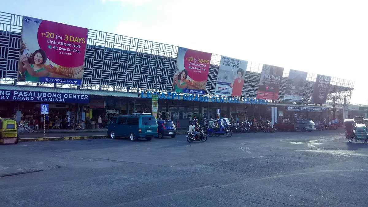 Legazpi Grand Central Terminal in Philippines