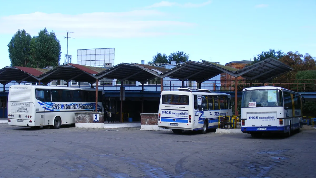 Dworzec Autobusowy Szczecin in Poland