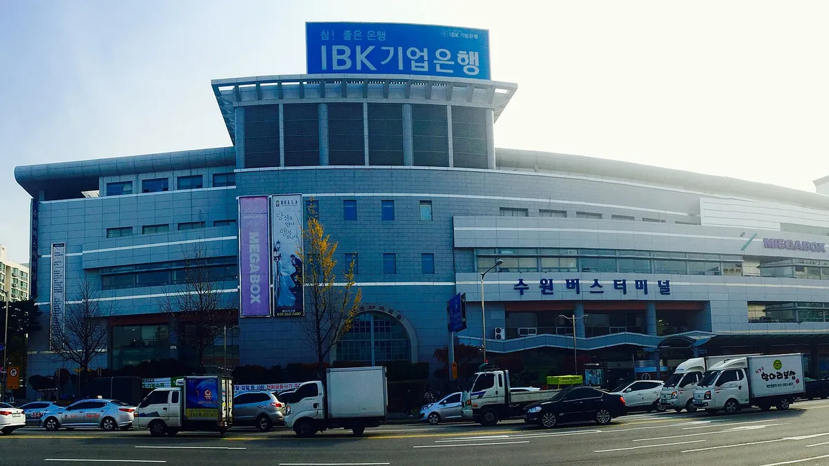 Suwon Bus Terminal in South Korea