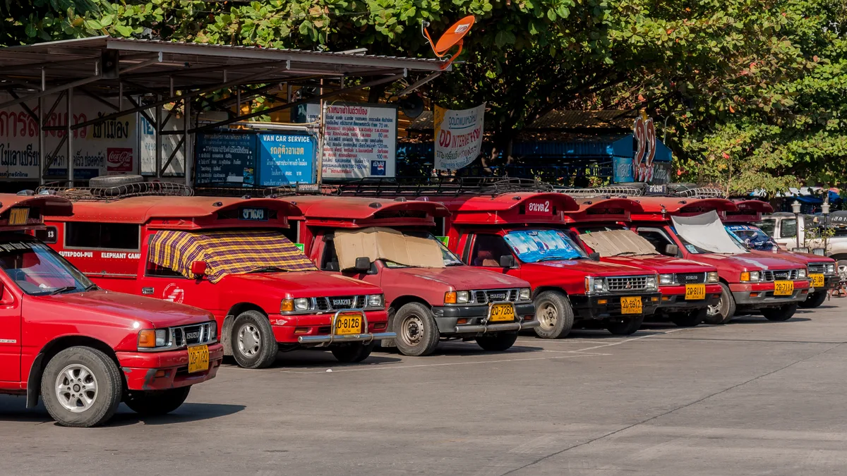 Chiang Mai Arcade Bus Terminal in Thailand
