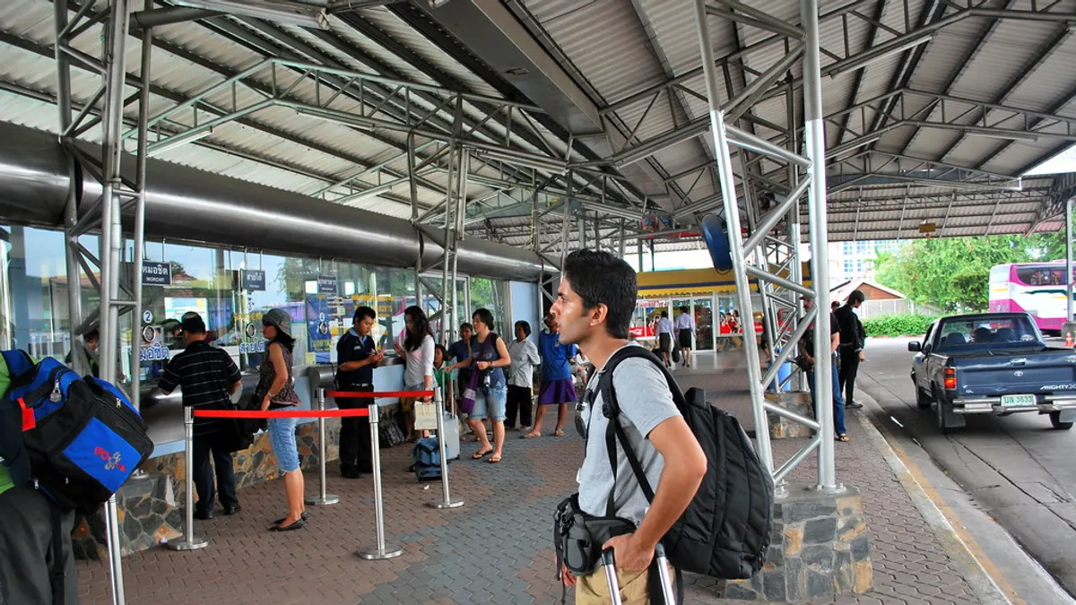 Pattaya Bus Terminal in Thailand