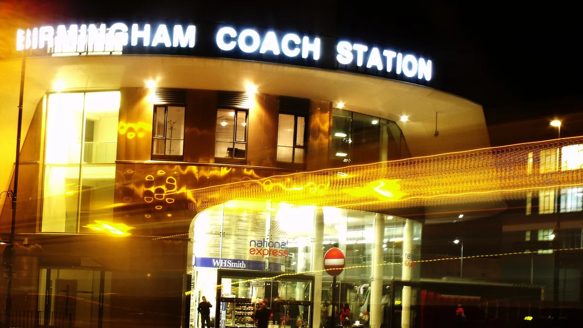 Birmingham Coach Station in United Kingdom