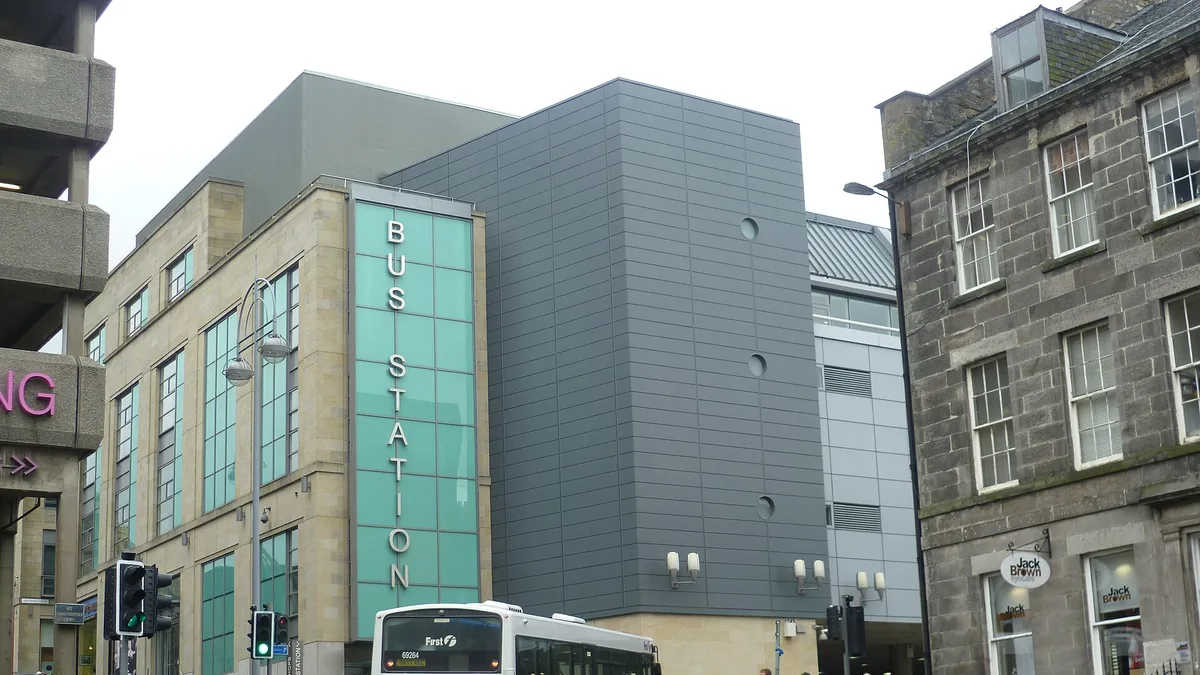 Edinburgh Bus Station in United Kingdom