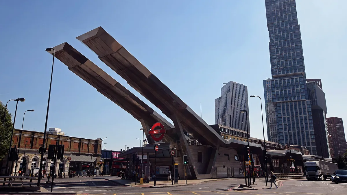 Vauxhall Bus Station in United Kingdom