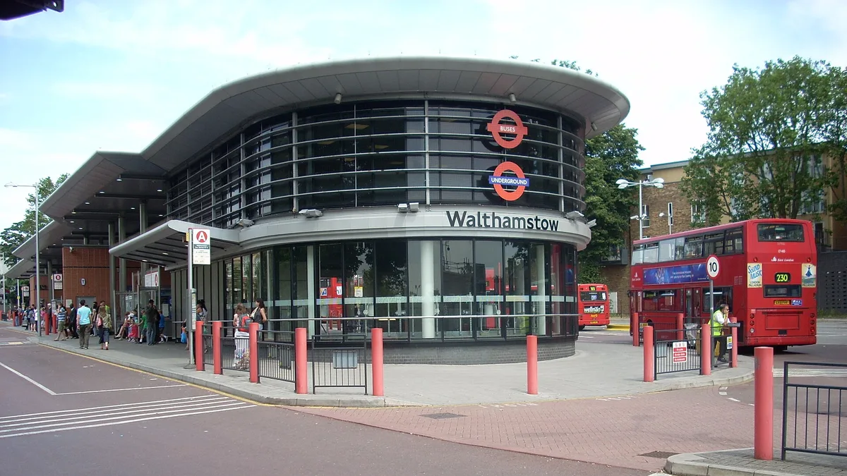 Walthamstow Bus Station in United Kingdom