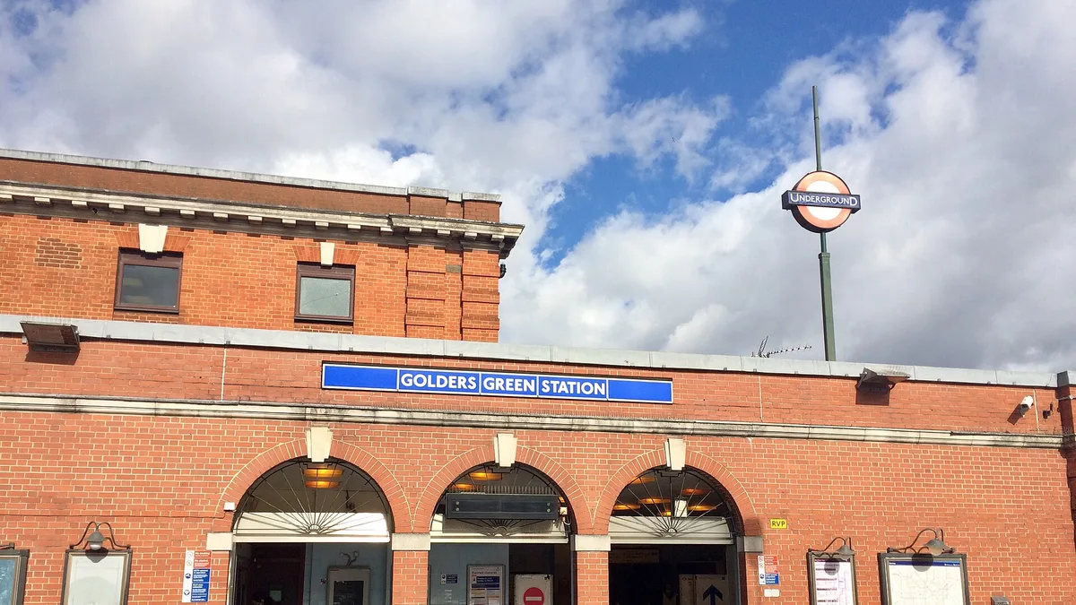 Golders Green Bus Station in United Kingdom