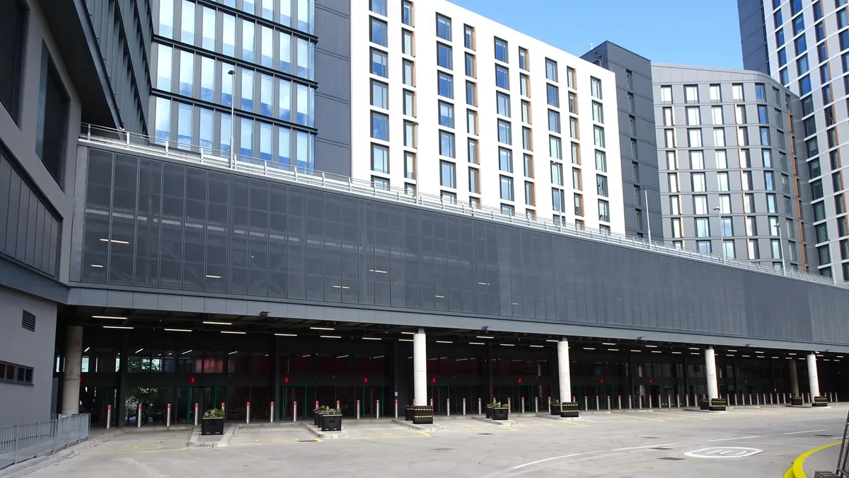 Cardiff Bus Interchange in United Kingdom
