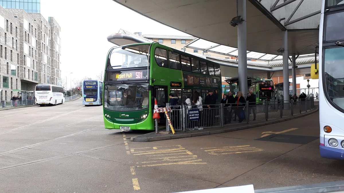 Norwich Bus Station in United Kingdom