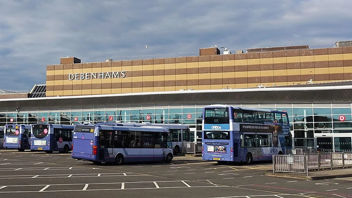 Swansea Bus Station in United Kingdom