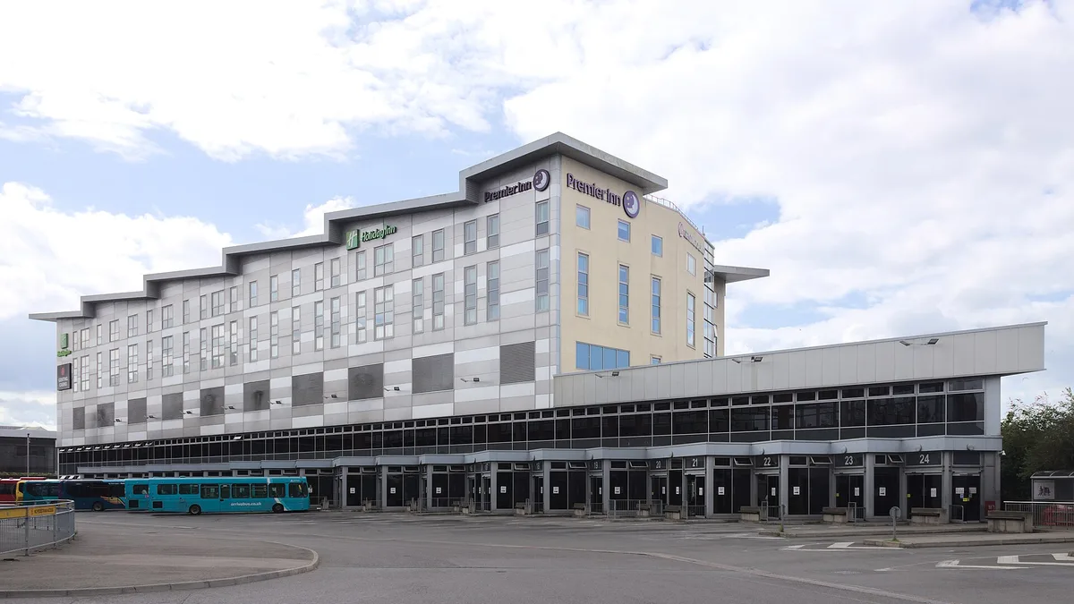Derby Bus Station in United Kingdom