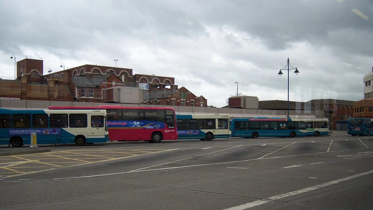 Middlesbrough Bus Station in United Kingdom