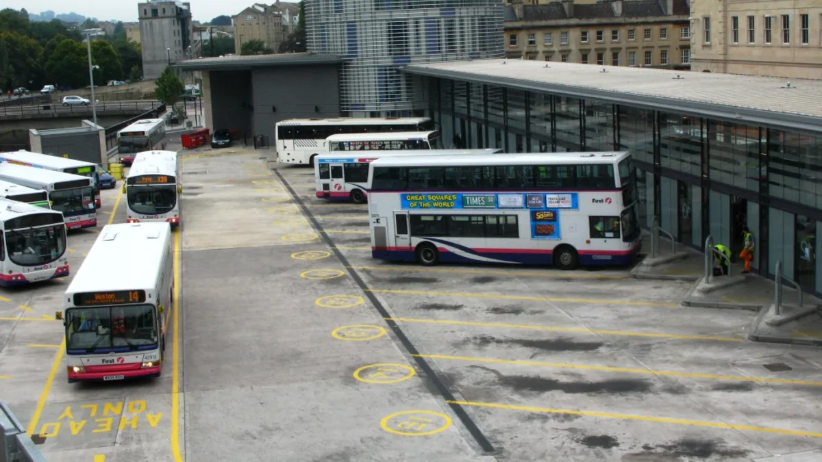 Bath Bus Station in United Kingdom