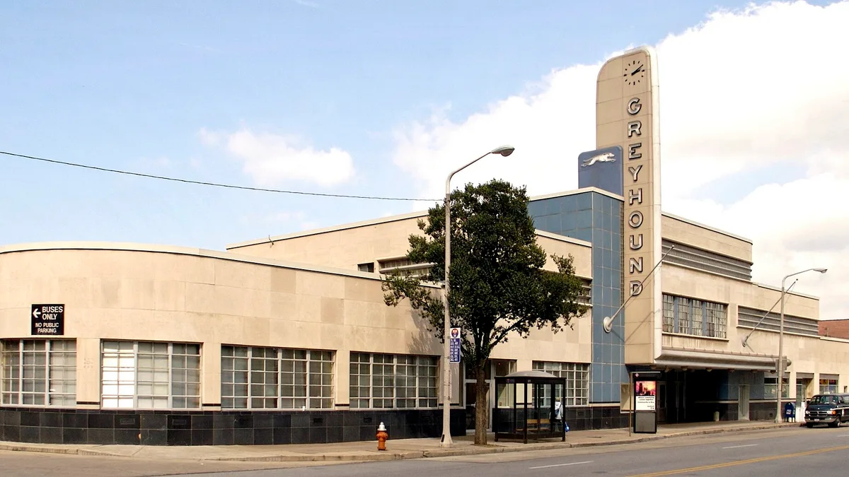 Greyhound Chicago Bus Station in United States