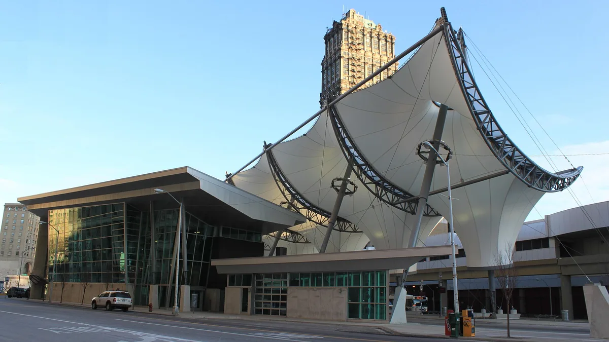 Rosa Parks Transit Center in United States