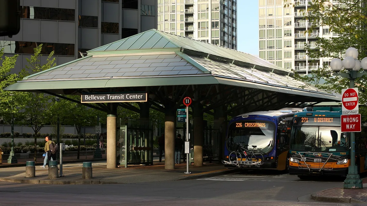 Bellevue Transit Center in United States
