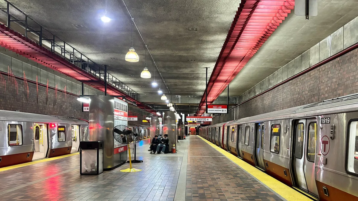 Alewife Station Busway in United States