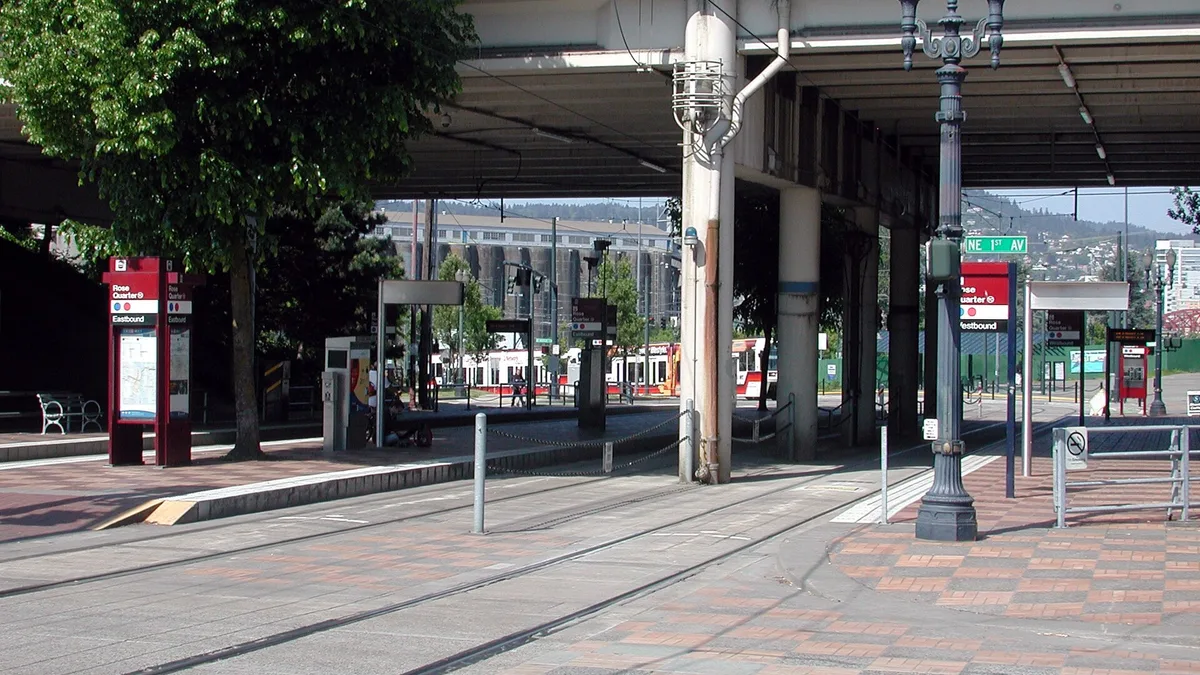 Rose Quarter Transit Center in United States