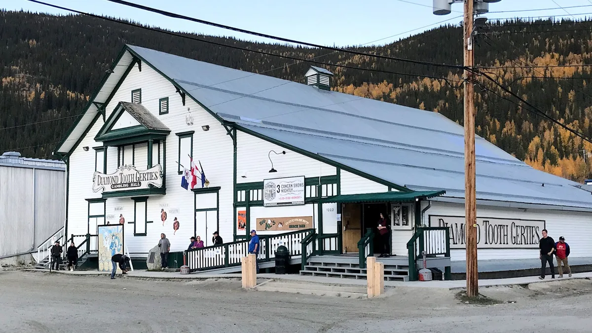 Diamond Tooth Gerties Gambling Hall in Canada