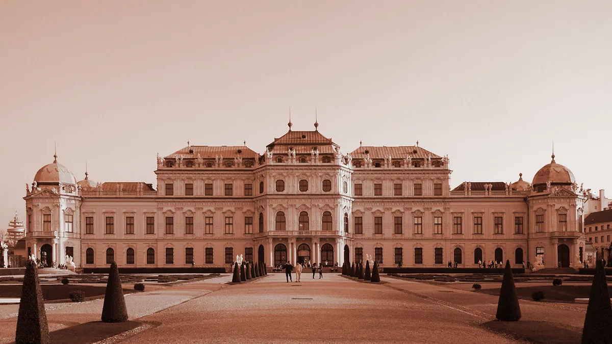 Belvedere Palace in Austria