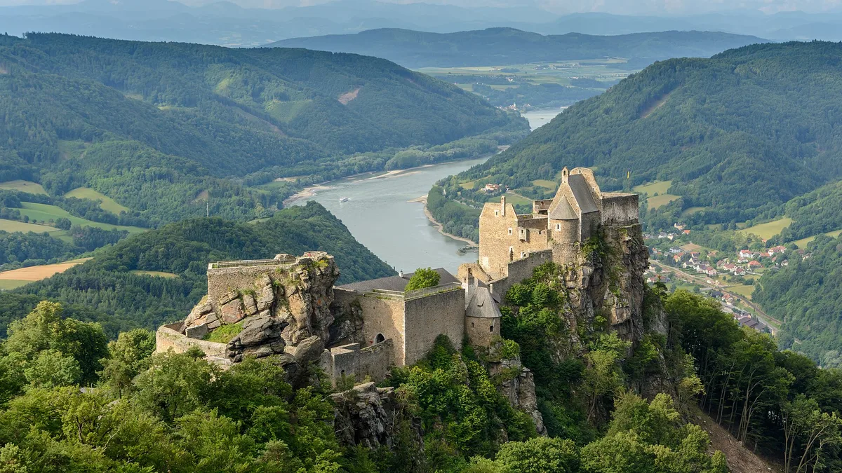 Aggstein Castle Ruins in Austria