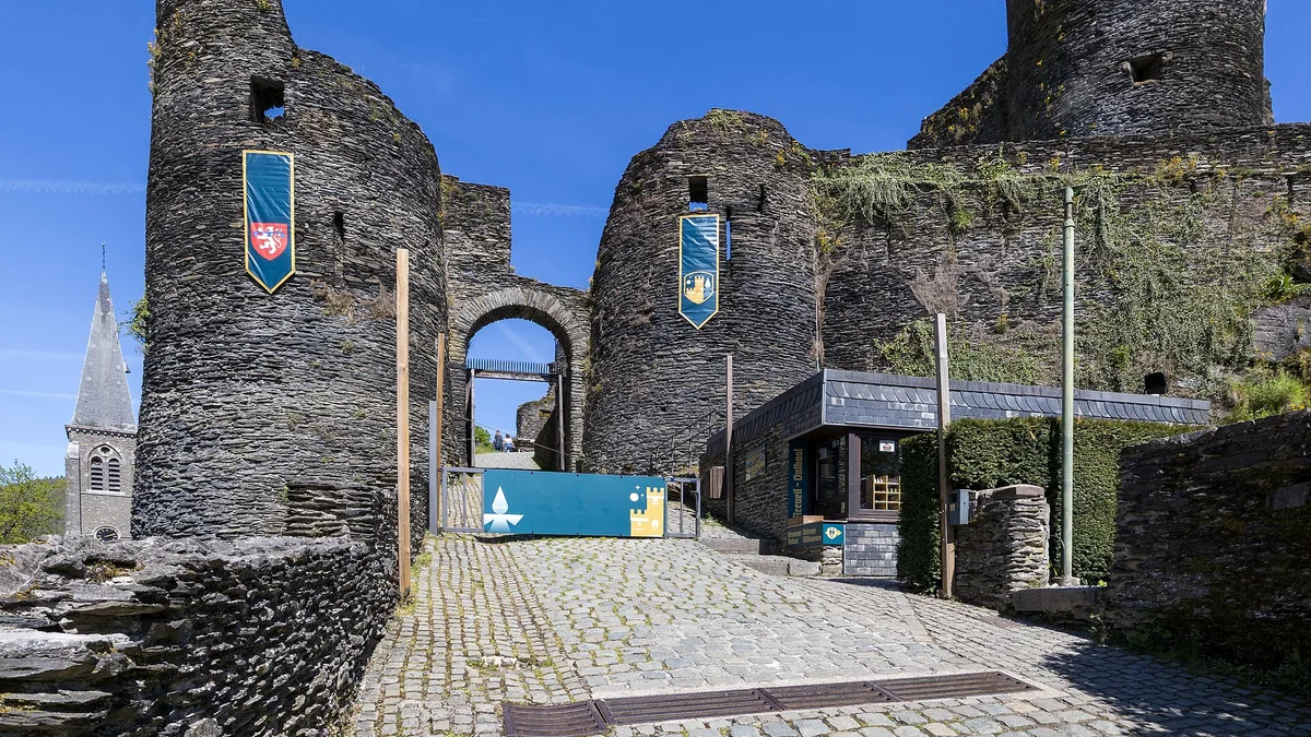 La Roche-en-Ardenne Castle in Belgium