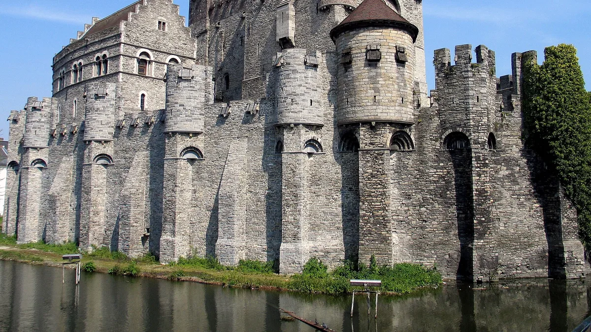 Gravensteen in Belgium