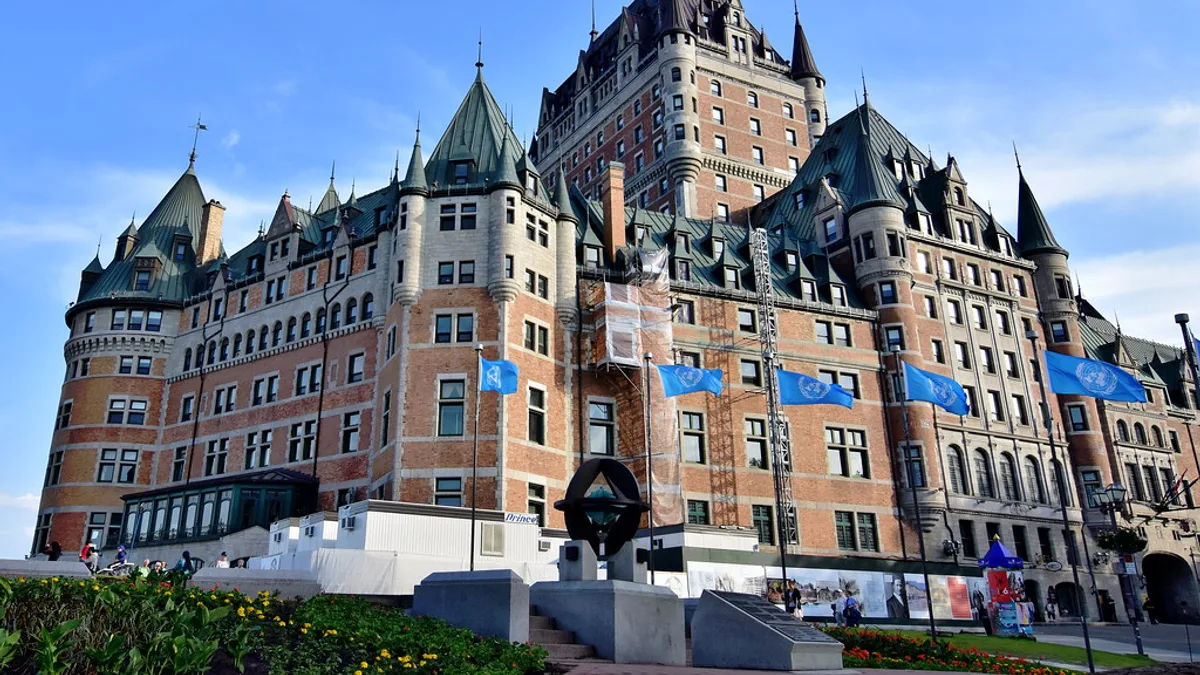 Fairmont Le Château Frontenac in Canada