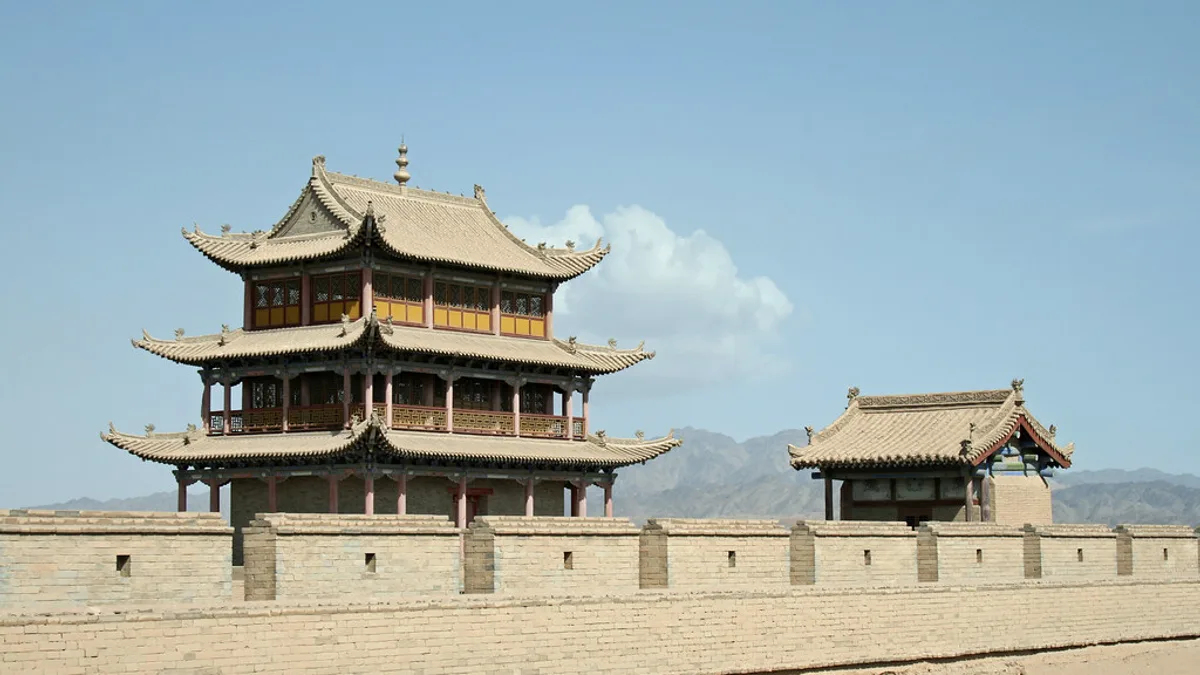 Jiayuguan Pass in China
